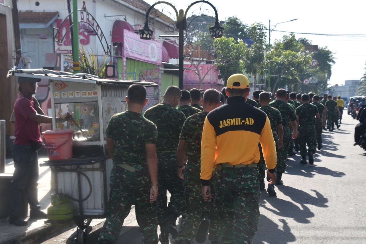 Ketahanan Mars untuk Menjaga Kebugaran Para Prajurit Korem 073/Makutarama